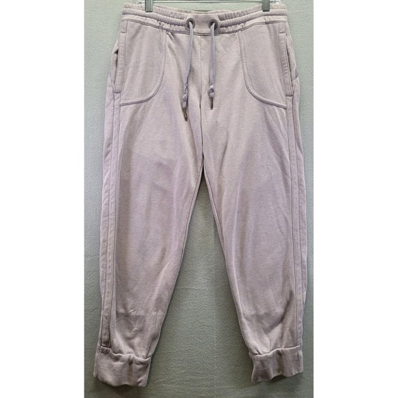 Adidas Stella Mccartney‎ Essential High Rise Cropped Joggers Sweatpants Medium - Picture 1 of 12